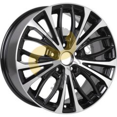 KDW KD1723 7.5x17 5x114,3 ET46 Dia67.1 Black Front Polished