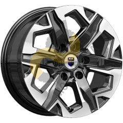 КиК Тейт 7.5x17 6x139,7  ET25 Dia106.1 алмаз черный 