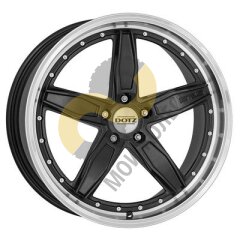 DOTZ SP5 dark 8.5x19 5x112  ET25 Dia70.1 Black polished lip ()