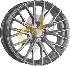 1000 Miglia MM1009 8x17 5x112  ET35 Dia66.6 Silver High Gloss ()