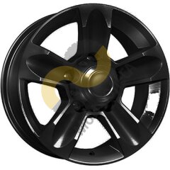 КиК Тор 8x18 6x139,7 ET25 Dia106.2 черный-матовый