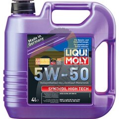 Моторное масло Liqui Moly Synthoil High Tech 5W-50 5W-50 синтетическое 4 л.