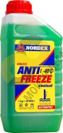 Антифриз Nordex -40 зеленый Этиленгликоль Готовый 0.93 л.