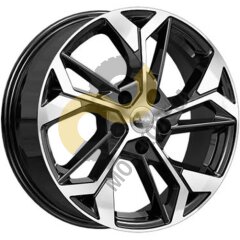 КиК КС1062 6.5x17 5x108  ET43 Dia65.1 алмаз черный 