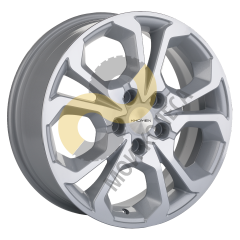 Khomen Wheels KHW1711 6.5x17 5x114,3  ET45 Dia54.1  F-Silver-FP 