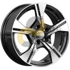 КиК КС1053 6.5x16 5x110  ET43 Dia63.3 алмаз черный 