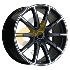 Khomen Wheels KHW1903 8.5x19 5x112  ET38 Dia66.6 Black-FP matt ()