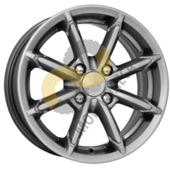 КиК Sportline 6.0x14 4x100  ET30 Dia67.1 Дарк платинум 