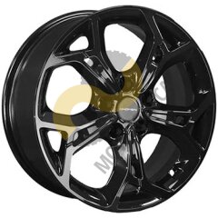 Khomen Wheels KHW1702 7x17 5x114,3  ET37 Dia66.6 Black 