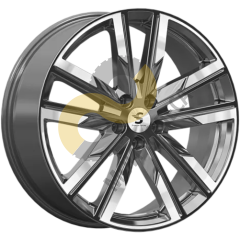 Skad КР014 8x20 5x108  ET46 Dia63.3 Diamond Gloss Graphite 