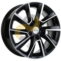 Khomen Wheels KHW1604 6x16 5x105  ET39 Dia56.6 Black-FP 