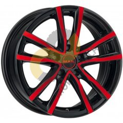 MAK Milano 7x17 5x114,3 ET40 Dia76 Black and Red