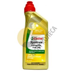 Масло трансмиссионное Редуктор Castrol Syntrax Longlife 75W-140 синтетическое 1 л.