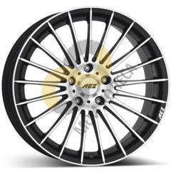 AEZ Valencia dark 8x18 5x108 ET45 Dia70.1 Black Polished