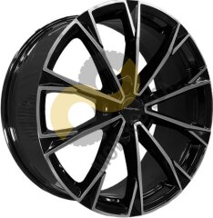 Khomen Wheels KHW2018 8x20 5x108 ET46 Dia63.3 Black-FP