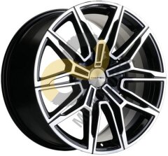 Khomen Wheels KHW1904 8.5x19 5x108 ET48 Dia60.1 Black-FP