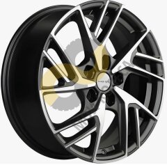 Khomen Wheels KHW1722 6.5x17 5x114,3 ET45 Dia67.1 Black-FP