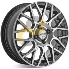 X'trike X-132 6.0x15 4x98 ET35 Dia58.6 BK/FP