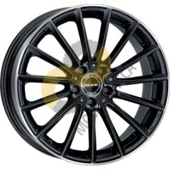 MAK Komet 8.0x18 5x112 ET33 Dia66.6 Gloss Black Mirror Ring