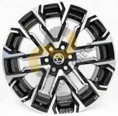 Khomen Wheels AZIMUT 2205 9x22 6x139,7  ET25 Dia77.8 Dark Chrome 