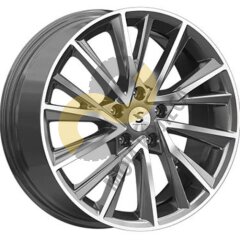 Skad КР010  7.5x18 5x108  ET47 Dia60.1 Diamond Gloss Graphite 