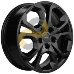 Khomen Wheels KHW1711 6.5x17 5x108  ET33 Dia60.1 Black 