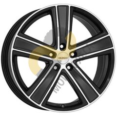 DEZENT TH dark 8x18 5x130  ET50 Dia71.6 Matt Black Polished Face ()