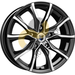 КиК Твист 7.5x17 5x105 ET38 Dia56.6 алмаз черный