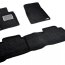 Коврики салона текстильные BMW X3 F25 2011-> 3D Pradar с бортиком черные (с металлическим подпятником) PRADAR (SI 09-00238)
