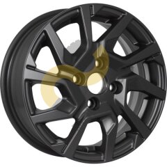 KDW KD1420 5.5x14 4x98 ET35 Dia58.6 Matt Black Painted