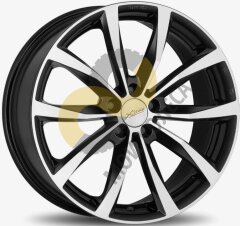 X'trike X-138 7.0x18 5x108 ET43 Dia65.1 BK/FP