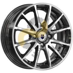 КиК Квант 5.5x14 4x100  ET38 Dia60.1 алмаз черный 