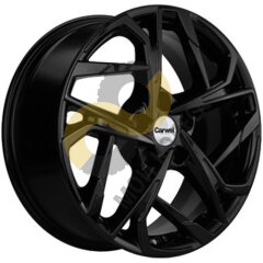 Khomen Wheels KHW1716 7x17 5x110  ET46 Dia63.3 Black 