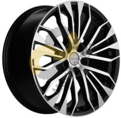 Khomen Wheels KHW2009 8.5x20 5x108  ET46 Dia63.4 Black-FP 