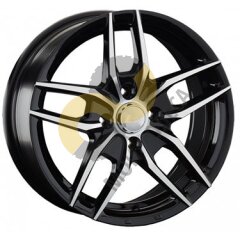 LS Wheels LS891 6.5x15 4x100  ET40 Dia73.1 BKF ()