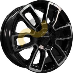 Khomen Wheels KHW1406 5.5x14 4x100 ET38 Dia67.1 Black-FP