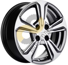 Khomen Wheels KHW1502 6x15 4x100 ET45 Dia56.6 Gray-FP
