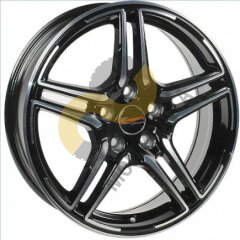 Yamato Haruki 7.5x17 5x120  ET37 Dia72.6 Black-FP 