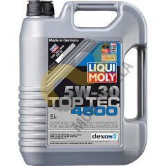 Моторное масло Liqui Moly Top Tec 4600 5W-30 синтетическое 5 л.