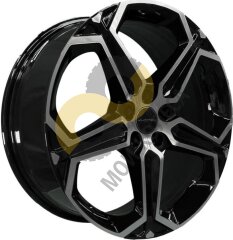 Khomen Wheels KHW1909 7.5x19 5x112 ET32 Dia66.6 Black-FP