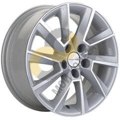 Khomen Wheels KHW1604 6.0x16 5x105 ET39 Dia56.6 F-Silver-FP