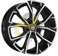 Khomen Wheels KHW1907 7.5x19 5x120 ET30 Dia66.1 Black-FP