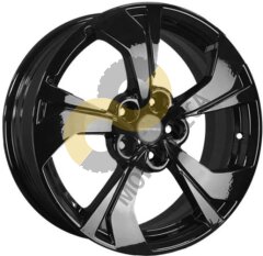Khomen Wheels KHW1724 7x17 5x110 ET46 Dia63.3 Black
