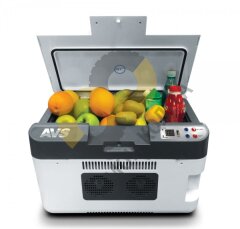 Холодильник автомобильный AVS CC-24WBC(програмное цифровое управление, USB-порт) 24л 12V24V/220V