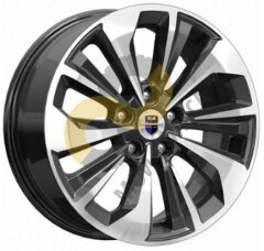 КиК Авиор 7.0x17 5x110 ET40 Dia65.1 алмаз черный
