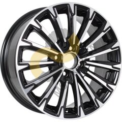 KDW KD1610 6.5x16 5x108 ET50 Dia63.3 Black Front Polished