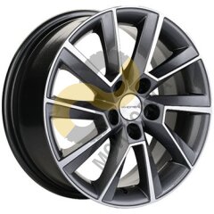 Khomen Wheels KHW1604 6.0x16 5x100 ET38 Dia57.1 Gray-FP