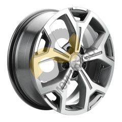 Khomen Wheels KHW1710 6.5x17 5x114,3  ET50 Dia67.1 Gray-FP ()