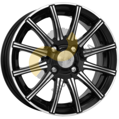 КиК Сиеста 6x15 4x100 ET40 Dia60.1 алмаз черный