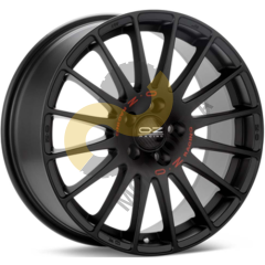 OZ Superturismo GT 7x16 4x108 ET25 Dia65.1 Matt Black + Red Lettering